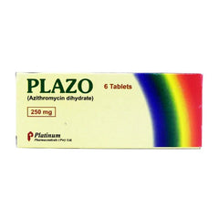PLAZO 250MG TAB 6S
