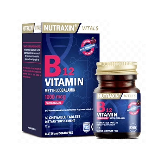 NUTRAXIN VITAMIN B-12 1000MCG 60S
