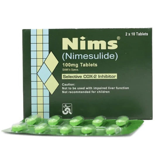 NIMS 100MG TABLETS 15S