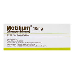 MOTILIUM 10MG TAB 60S