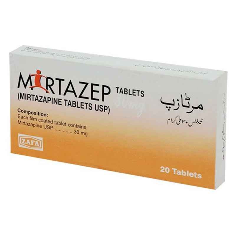 MIRTAZEP 30MG TAB 20S( NEW PACK )