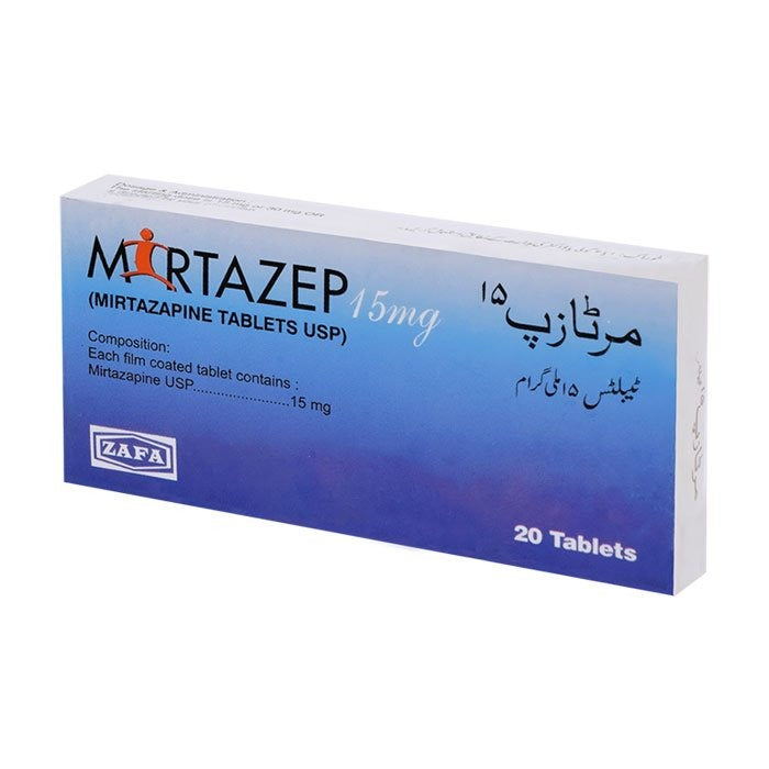 MIRTAZEP 15MG TAB 20S