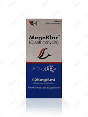 MEGAKLAR 125MG/5ML SUSPENSION