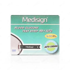 MEDISIGN SUGAR STRIPS 50S(MS-1)