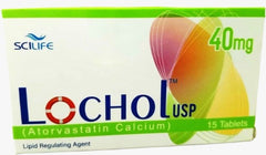 LOCHOL 40 MG TAB 15S