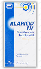 KLARICID IV INJ 500MG