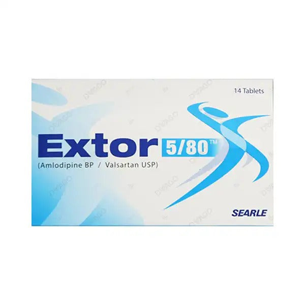 EXTOR 5MG/80MG TABLETS 14S  14S