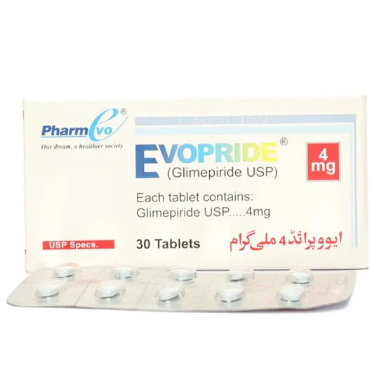 EVOPRIDE 4MG TABLETS 10S