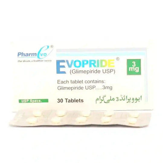 EVOPRIDE 3MG TABLETS 10S
