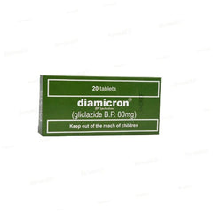 DIAMICRON 80MG TABLETS 20S