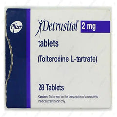 DETRUSITOL 2MG TABLETS 14S