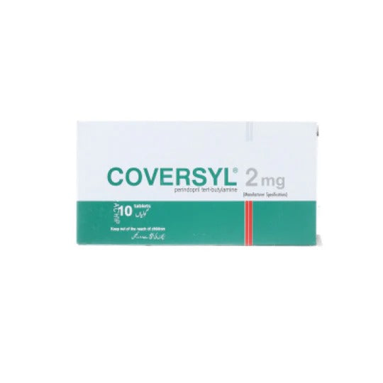 COVERSYL 2MG TABLETS 10S