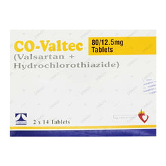 CO-VALTEC 80MG+12.5MG TABLETS 14S