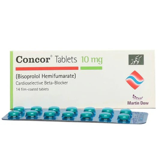 CONCOR 10MG TABLETS 14S  1