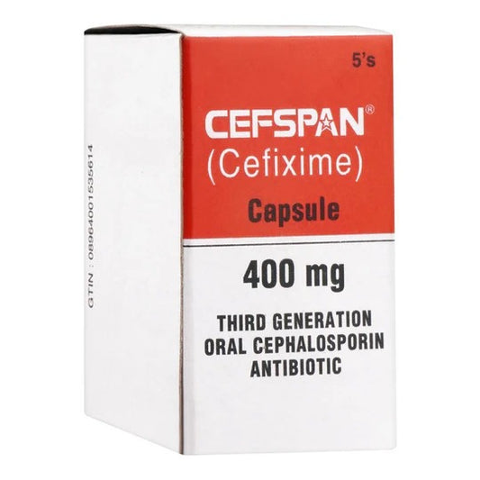 CEFSPAN 400MG CAPSULES 5S