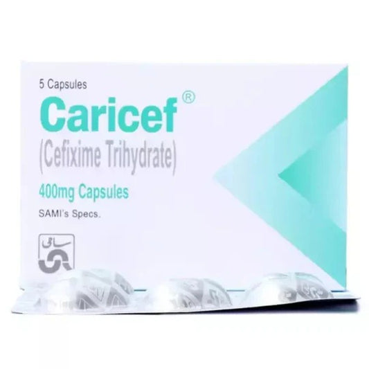 CARICEF 400MG CAPSULES 5S