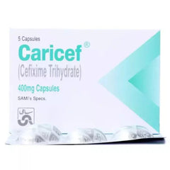 CARICEF 400MG CAPSULES 5S