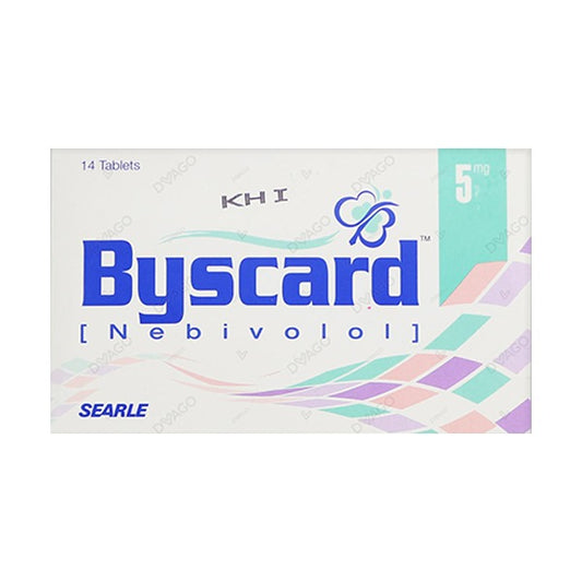 BYSCARD 5MG TABLETS 14S