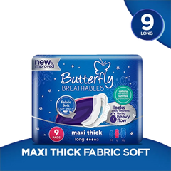 Butterfly Breathables Maxi Thick Long 9S