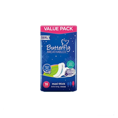 Butterfly Breathables Maxi Thick Extra Long 16S