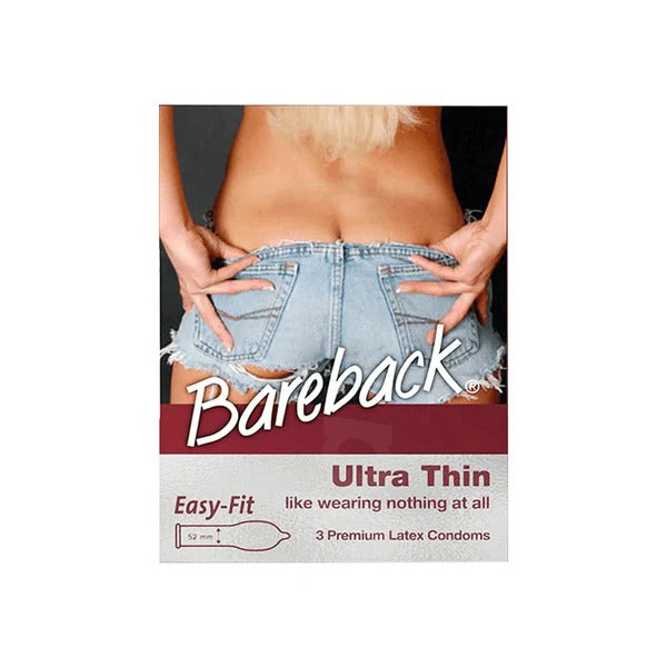BAREBACK ULTRA THIN CONDOMS 3S