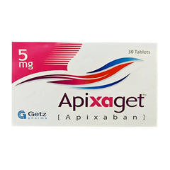 APIXAGET 5MG TABLETS 10S