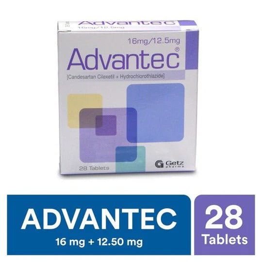 ADVANTEC 16MG+12.50MG TABLETS 7S