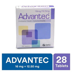 ADVANTEC 16MG+12.50MG TABLETS 7S