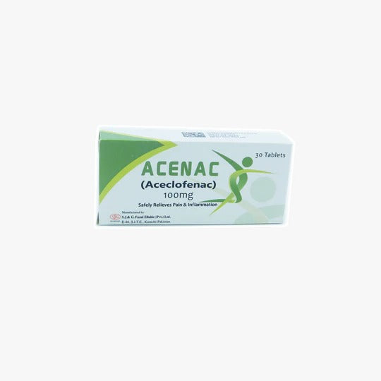 ACENAC 100MG TABLETS 10S