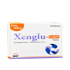 XENGLU MET 5MG+500MG TABLETS 7S  14S
