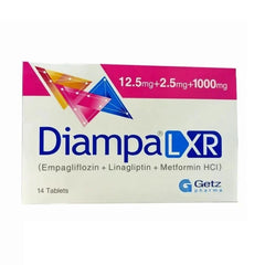 DIAMPA L XR 12.5+2.5+1000MG 14S
