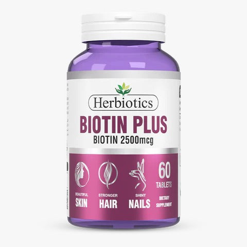 HB BIOTIN PLUS 2500MCG 60S