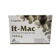 IT-MAC 100MG CAPSULES 4S S 4S
