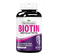 HB BIOTIN 5000 MCG 60S