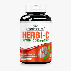 HB HERBI-C VIT C 750MG+ZINC TABLETS 1S  30S