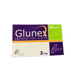 GLUNEX 2MG TABLETS 10S  20S