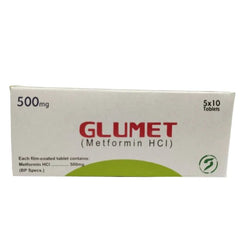 GLUMET 500MG TABLETS 10S  50S