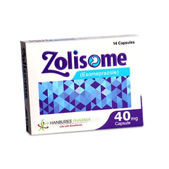ZOLISOME 40MG CAPSULES 7S  14S