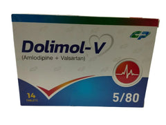 DOLIMOL-V 5MG+80MG TABLETS 14S
