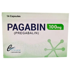 PAGABIN 100MG CAPSULES 7S  14S