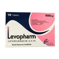 LEVOPHARM 500MG TABLETS 10S