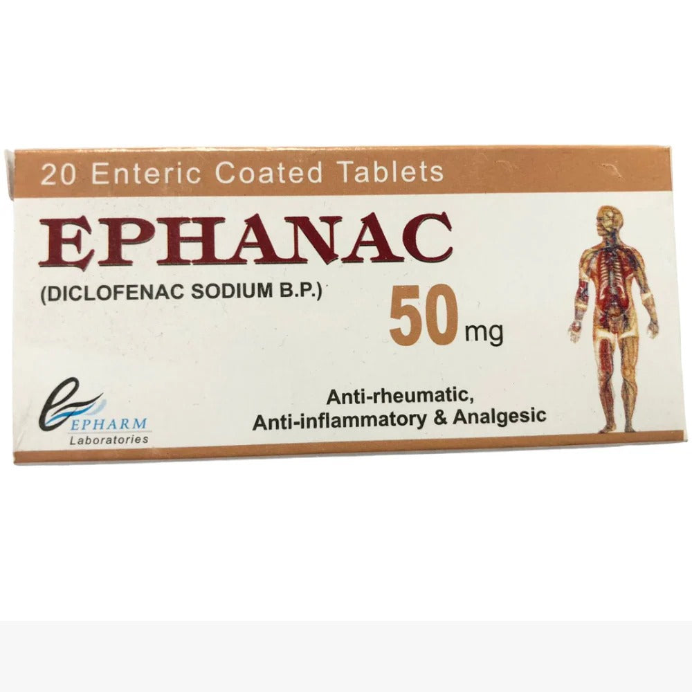 EPHANAC 50MG TABLETS 10S