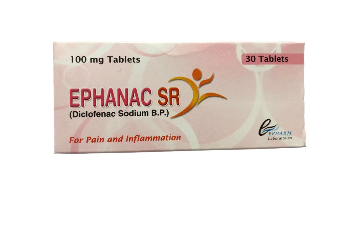 EPHANAC 100MG SR TABLETS 10S