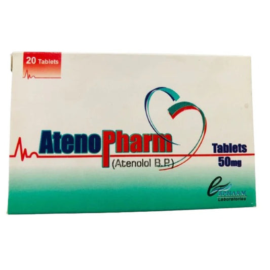 ATENOPHARM 50MG TABLETS 10S