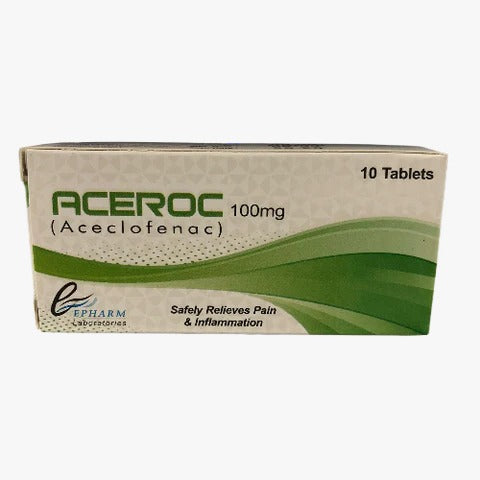 ACEROC 100MG TABLETS 10S
