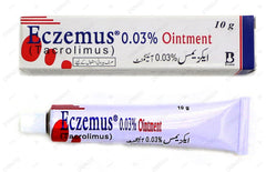 ECZEMUS 0.03% OINT 10GM
