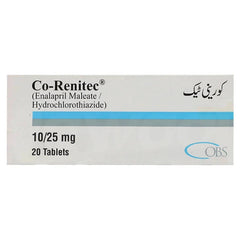 CO-RENITEC 10MG+25MG TABLETS 10S