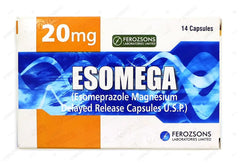 ESOMEGA 20MG CAPSULES 7S