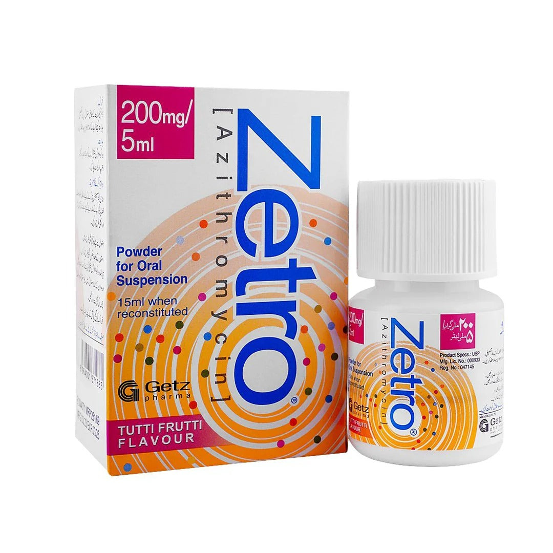 ZETRO 200 MG5ML SUSP