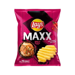 Lays Maxx Spicy Kimchi Chips Rs 70